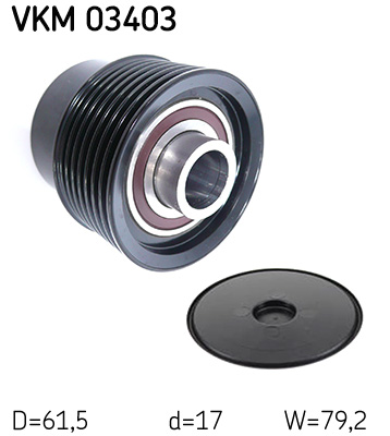 SKF Generátor szabadonfutó VKM03403_SKF